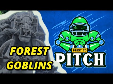 Brutefun Forest Goblins Team - 3D Printing Blood Bowl | Print to Pitch