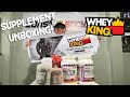 SUPPLEMENT UNBOXING FROM WHEY KING! | CURRENT PHYSIQUE UPDATE