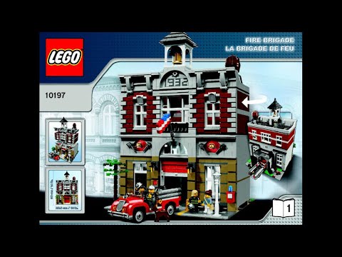 LEGO Instructions | Creator Expert | 10197 | Fire Brigade | Modular Building