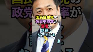 国民民主党の政党支持率が急落し話題になっている！ #国民民主党 #世論調査 #支持率