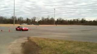 preview picture of video 'Solstice - First run autox 1-24-10'
