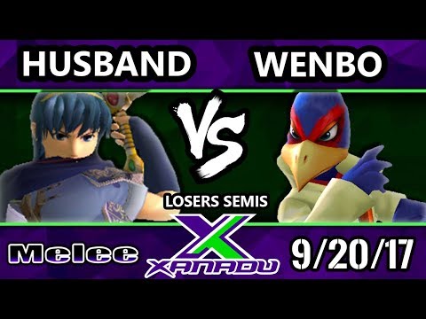 S@X 220 Melee - Husband (Marth) Vs. Wenbo (Falco) - Smash Melee Losers Semis - SSBM