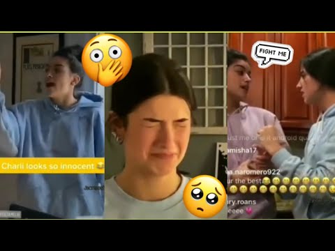 Charli and Dixie D'Amelio fighting for 2 mins and 53 sec straight 😲