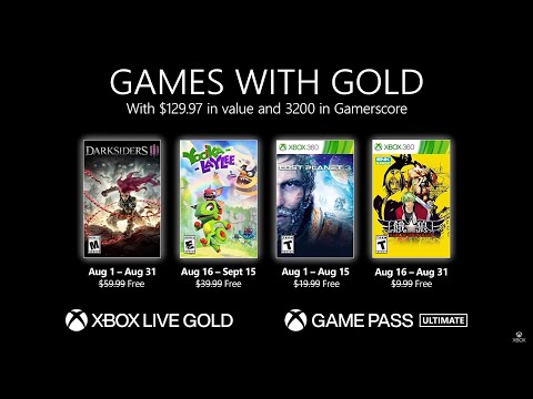 Games With Gold August 2021