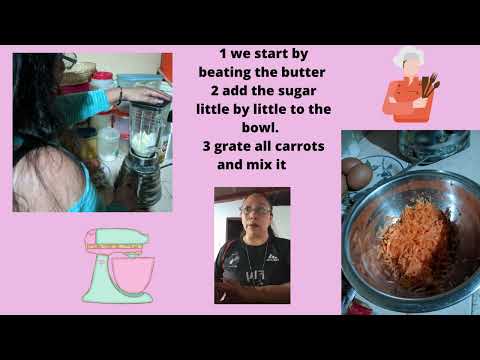 Carrot Cake Recipe (english homework)