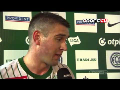 Böde nyilatkozata az FTC-Eger meccs szünetében