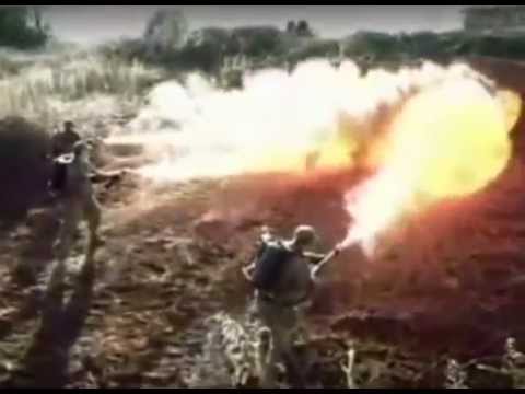 Flamethrowers in WW 2 -  Color Reinforced