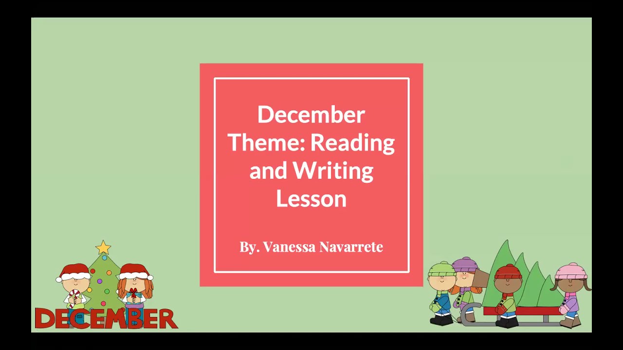 December Lesson Plan:Kindergarten