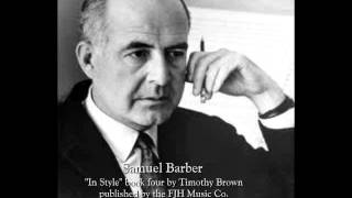 "In Style" (book four) by Timothy Brown