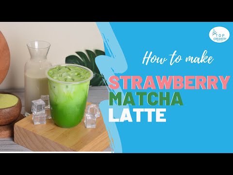 HOW TO MAKE STRAWBERRY MATCHA LATTE | ICED MATCHA LATTE | 2020 VIDEO