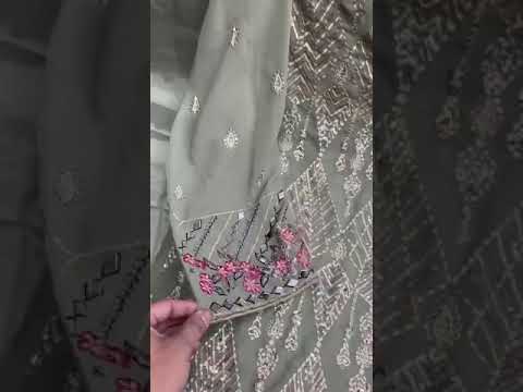 Hoor Tex H-63 Hevy Georgette Wholesale Pakistani Suit – product video thumbnail