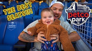 Check out PETCO Park's BEST SEATS in San Diego to watch the Padres! (Gallagher Chairman's Club)