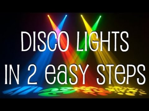 Disco Lights in 2 Easy Steps