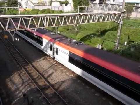 Narita Express Train Passing Mejiro (120831)