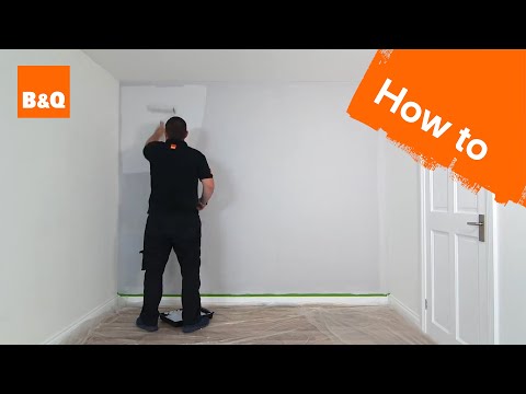 How to paint a wall