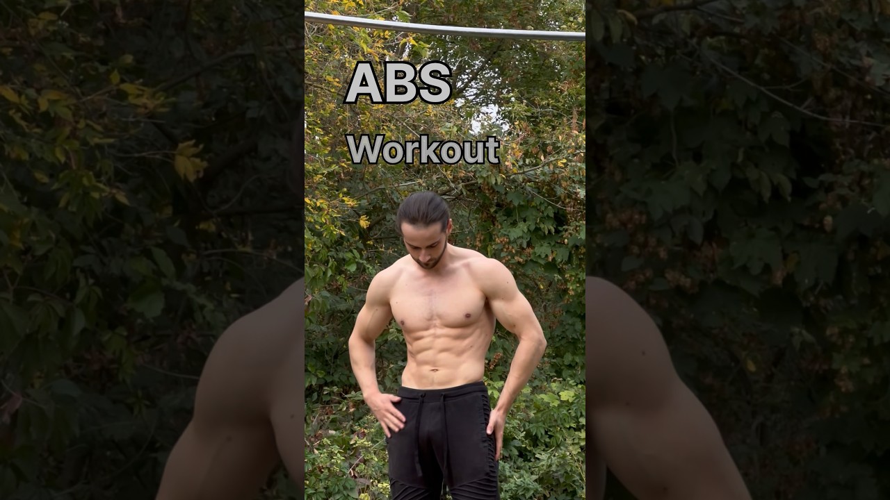 ABS Workout on the bar #calisthenics #abs