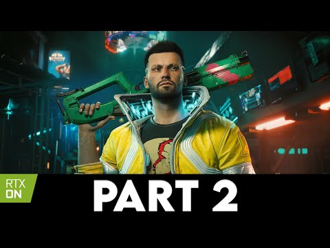 CYBERPUNK 2077 PATH TRACING Gameplay Walkthrough PART 2 [4K PC ULTRA RTX OVERDRIVE] - No Commentary