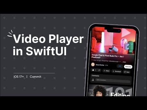 Let's Build Video Player Like YouTube using SwiftUI   iOS 17