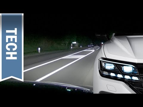 IQ.Light/LED Matrix Scheinwerfer im neuen Touareg 2019: Nachtfahrt & erster Test
