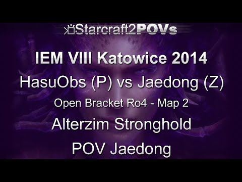 SC2 HotS - IEM VIII Katowice 2014 - HasuObs vs Jaedong - OB Ro4 - Map 2 - Alterzim - Jaedong