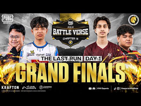 PUBGM BATTLE VERSE ASIA CHAPTER III | FINAL PHASE DAY 1 | FT. #BTR #4T #ASi8 #BOOM #HORAA #DRS
