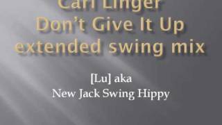 Carl Linger Dont Give It Up extended swing mix