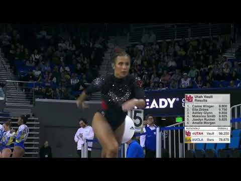 Amelie Morgan Career-High 9.9 Vault Utah vs UCLA 2-19-24