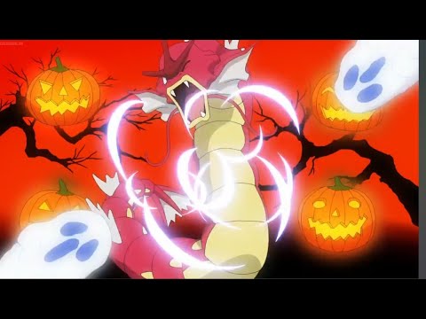 Shiny Gyarados Vs Gourgeist  English Subbed