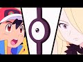 Ash Cynthia Vs Unknown Aᴍv Pokemon Master Journeys Episode 83