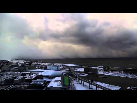 Time Lapse of Buffalo Lake Effect Snow   Nov 18 2014