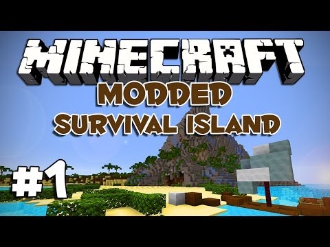 Minecraft: Modded Survival Island: Ep.1 - Treasure