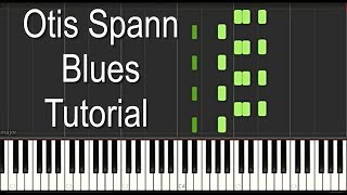 Otis Spann Blues Piano Tutorial