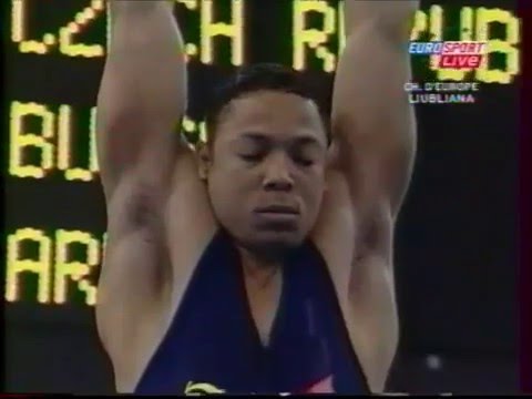 Florent MAREE (FRA) rings - 2004 Europeans Ljubljana Team