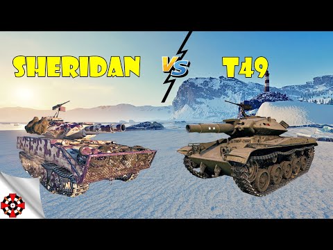 World of Tanks - DERP Sheridan vs DERP T49! (WoT gameplay)