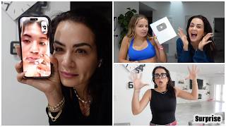 A Surprise for One Daughter .. An Emotional Goodbye for the Other | VLOG#2208