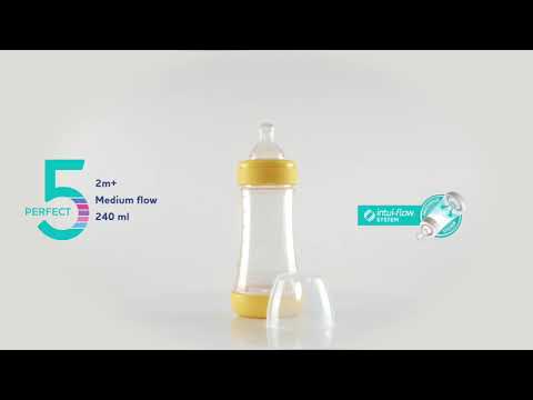 Punto Bebe - 🍼CHICCO PERFECT 5 240ml Biberón Silicona 2m+ 👶🏻EDAD  RECOMENDADA 2M+ 💕El innovador biberón BIOFUNCIONAL que según el ritmo de  succión del bebé se adapta a él. Flujo medio. 🍼EL