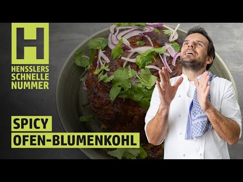 Schnelles Würziger Blumenkohl aus dem Ofen Rezept von Steffen Henssler | Günstige Rezepte