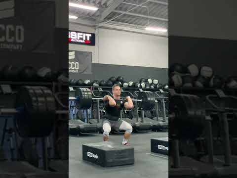 Paused Squat Clean + FS at 120kg