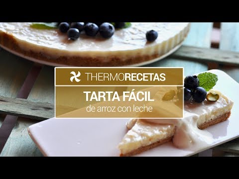 Tarta de arroz con leche, facilísima