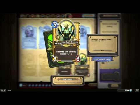 Shattered Sun Cleric HD Hearthstone Golden Card Spotlight