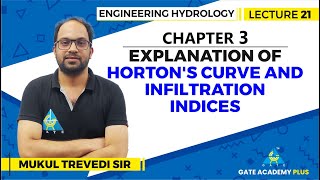 Lecture 21 | Chapter 03 | Horton's Curve and Infiltration Indices | Engineering Hydrology