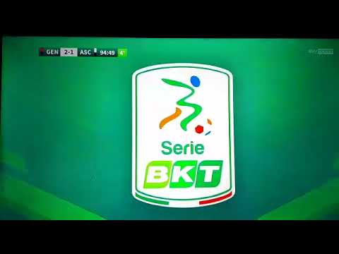 Genoa Ascoli - boato Modena - Serie A