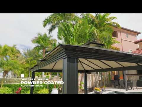 Santa Monica Aluminum Hard Top Gazebo by Paragon Outdoor Video
