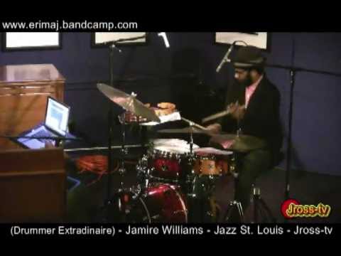 James Ross @ (Drummer) Jamire Williams - (Drum Solo) - Dr. Lonnie Smith Trio - Jross-tv