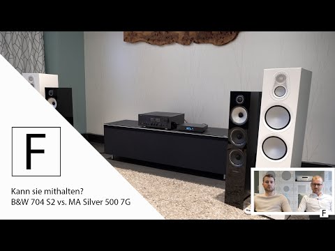 Wie entscheidend ist die Lautsprechergröße? Bowers&Wilkins 704 S2 vs. Monitor Audio Silver 500 7G