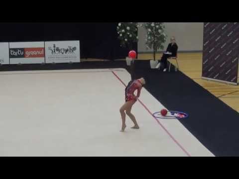Olga Bogdanova ball Eesti MV 2016 all around
