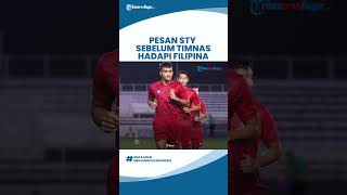 Pesan Shin Tae-yong sebelum Timnas Indonesia Hadapi Laga Kontra Filipina pada Ajang Piala AFF 2022