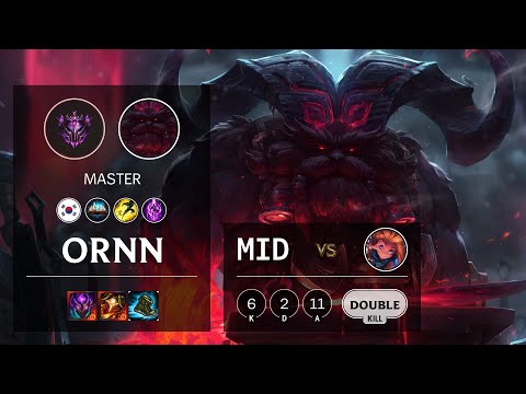Ornn Mid vs Zoe - KR Master Patch 10.20