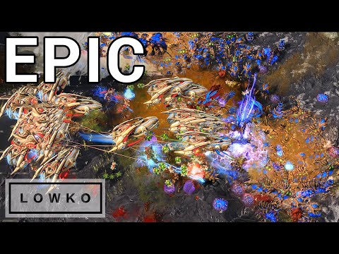 StarCraft 2: EPIC GAME - The Map Is COMPLETELY Mined Out! (Dark vs Zoun)