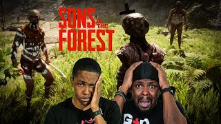 Brothers Crash Land IN The FOREST... (Sons Of The Forest Ep.1)